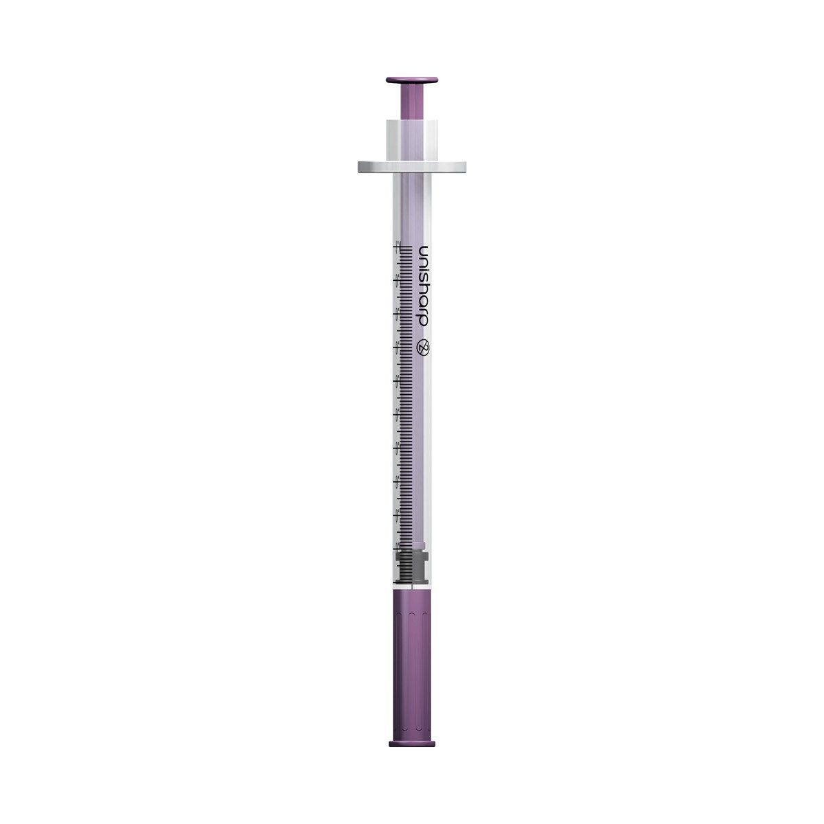 Buy Unisharp 1ml Fixed 30G Purple Syringe & Needle
